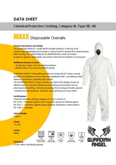 Maxx Disposable Coverall